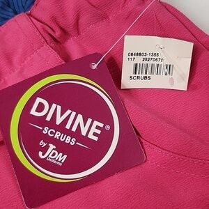 DIVINE SCRUBS PINK SIZE 2X